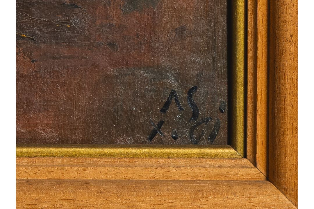 Monogrammist (19./20. Jh.), Worpsweder Landschaft - Bild 4 aus 4