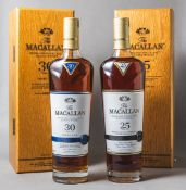 Konvolut mit 2 Flaschen The Macallan