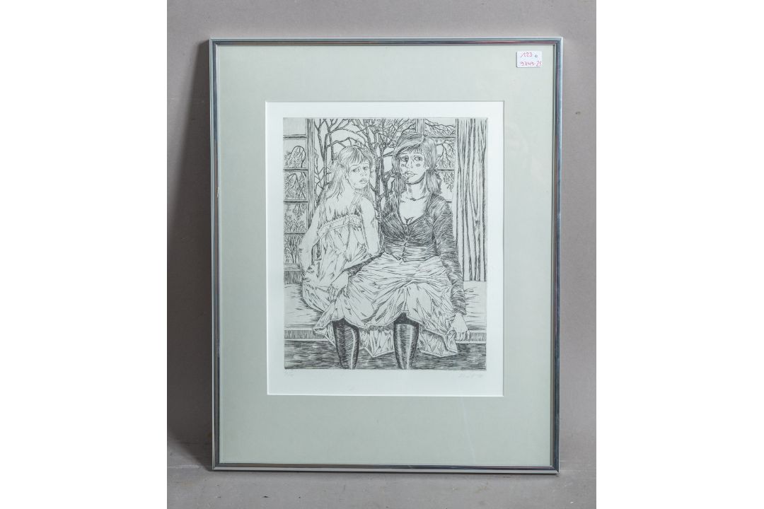 Schütt, Franz Theodor (1908 - 1990), Szene im Bordell (1978)