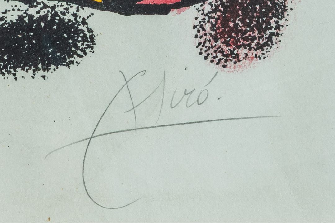 Miró, Joan (1893 - 1983), Ohne Titel (1976) - Bild 3 aus 3