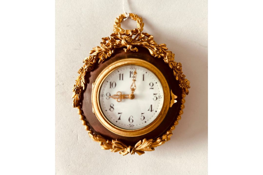 Kleine Wanduhr (19./20. Jh.) - Bild 1 aus 2