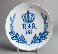 Erinnerungsteller (Meissen, Kaiserzeit, 1. Wahl)