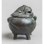 Räuchergefäß "Wächterlöwen" (China, wohl um 1900)