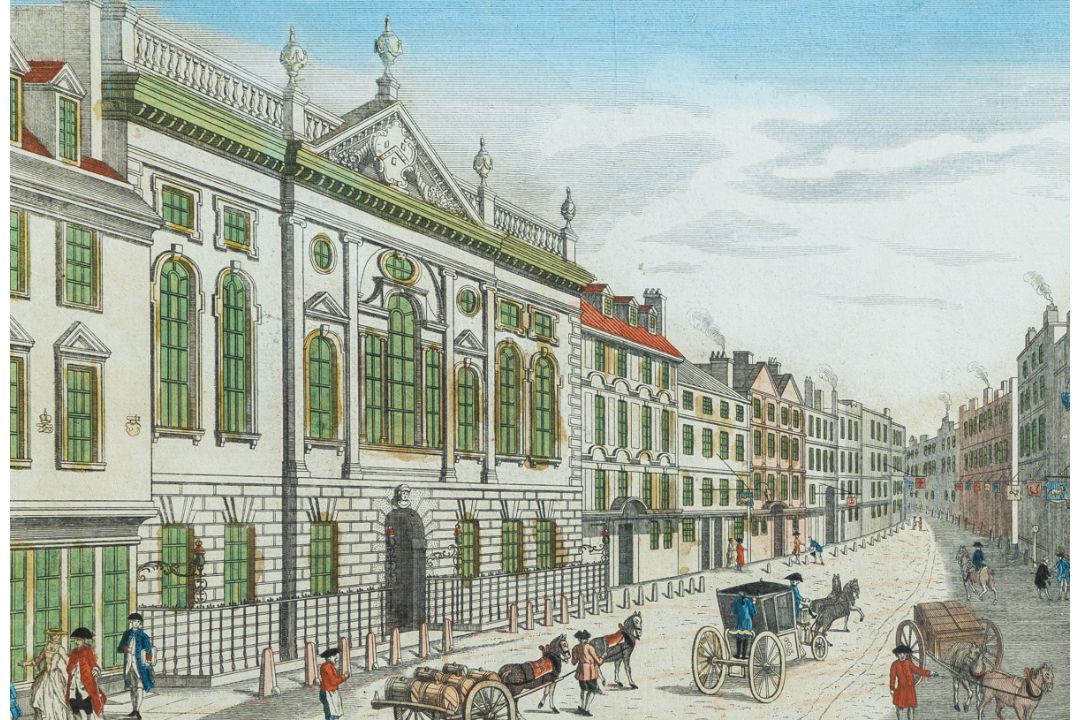 Winckler, Georg Gottfried (1710 - 1786), "Kaufmanns Halle in der Fenchurch Str. zu London" - Bild 2 aus 2
