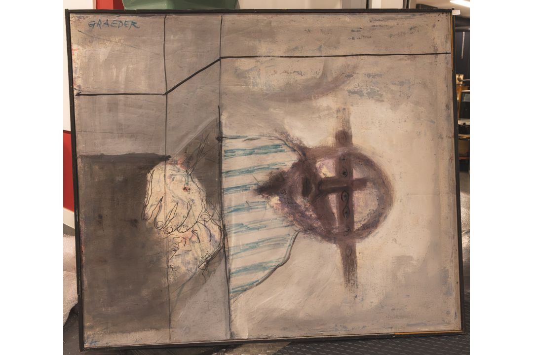 Graeder, Hans (1919 - 1999), Abstrahierte Person - Bild 1 aus 2