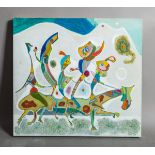 Stell, Aaron (20./21. Jh.), Five Leprechauns on the Donkey (1970)