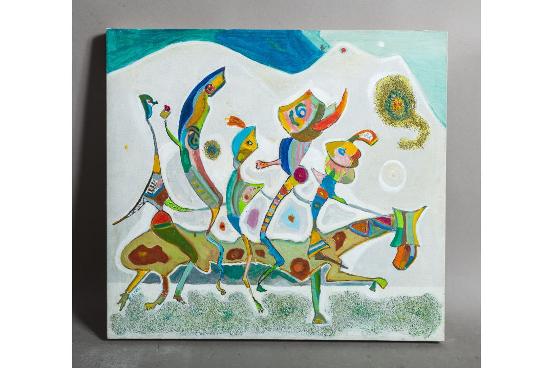 Stell, Aaron (20./21. Jh.), Five Leprechauns on the Donkey (1970) - Bild 1 aus 4