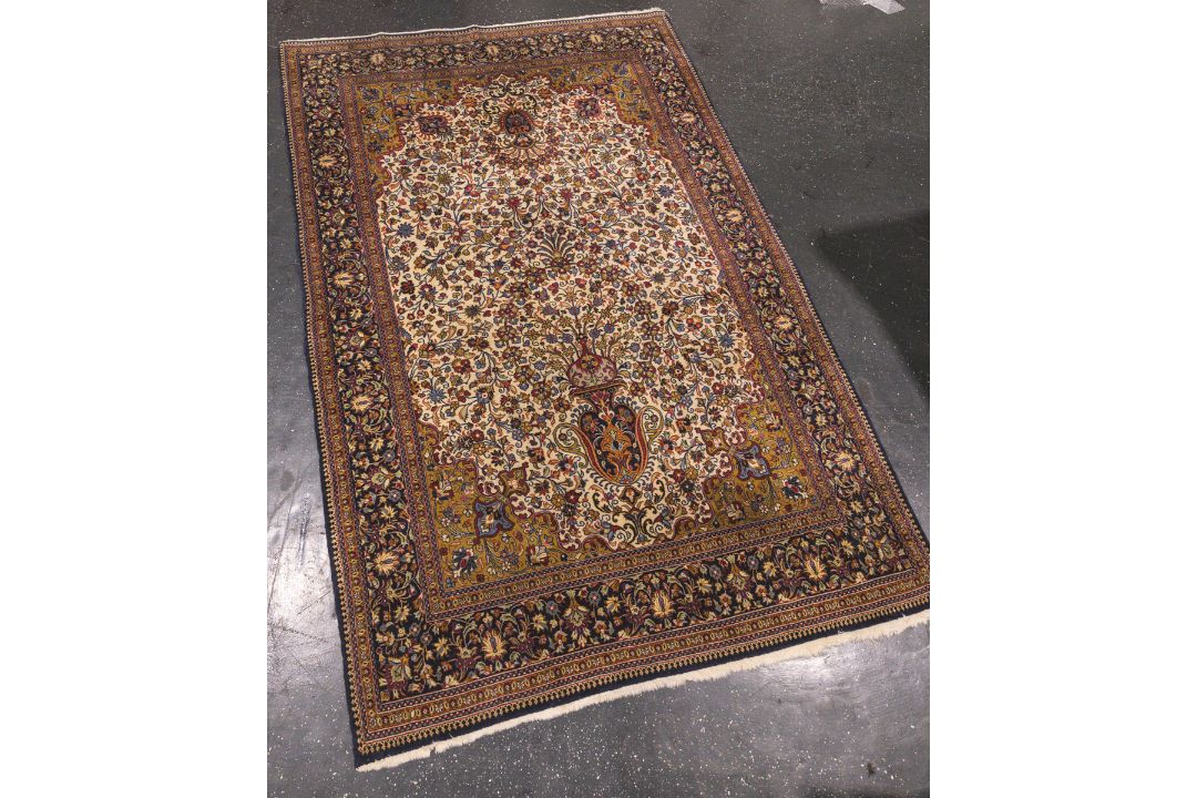Teppich (wohl Ghom, Iran, 20. Jh.) - Bild 1 aus 2
