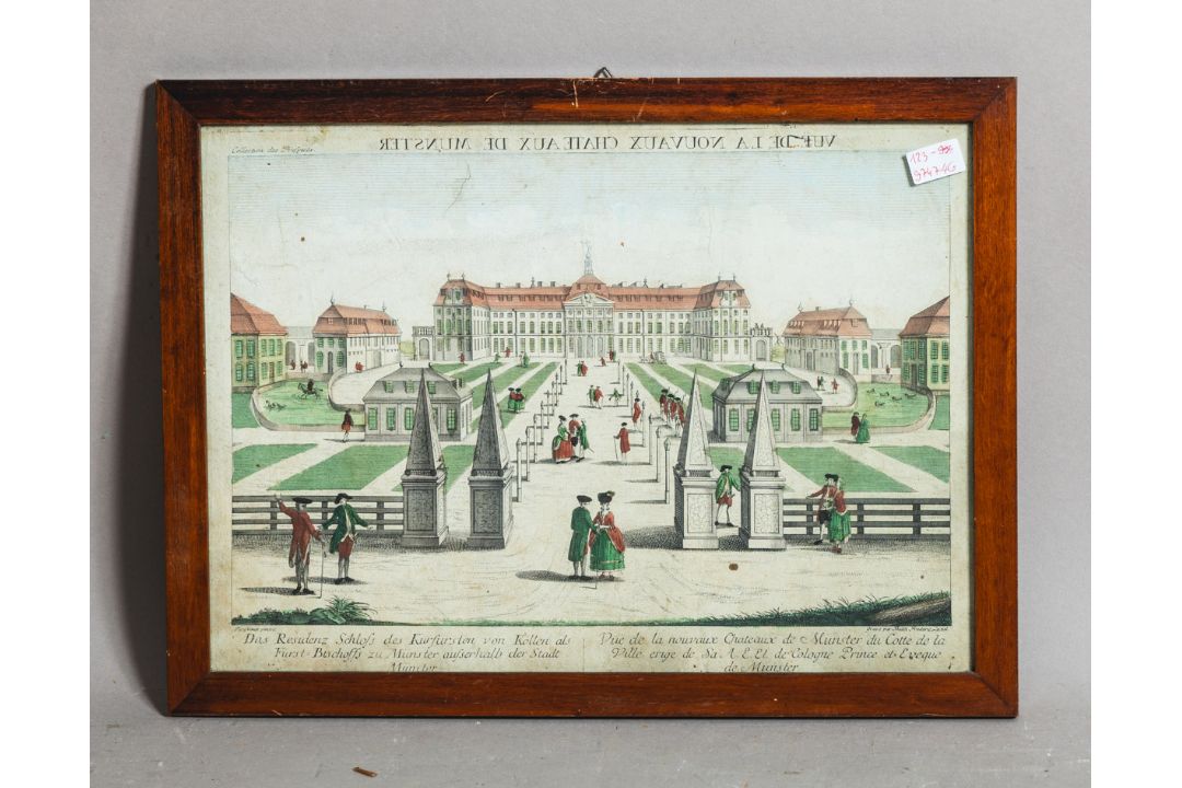 Leizelt, Balthazar Friedrich (18. Jh.), "Das Residenz-Schloss des Kurfürsten von Köln als Fürst-Bisc - Bild 1 aus 2
