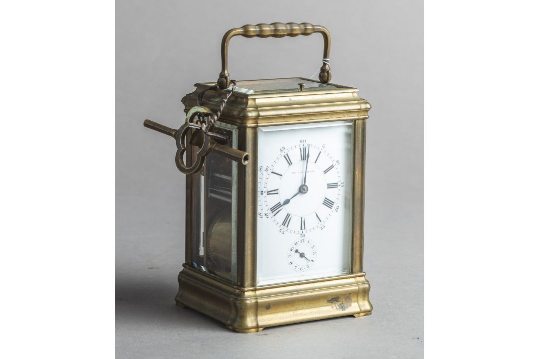 Reisewecker (Henri Jacot, Paris, 19. Jh.) - Bild 1 aus 3