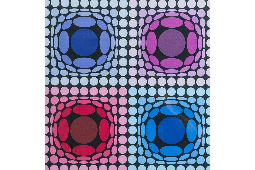 Vasarely, Victor (1906 - 1997), "Stri-Arct II" - Bild 3 aus 3