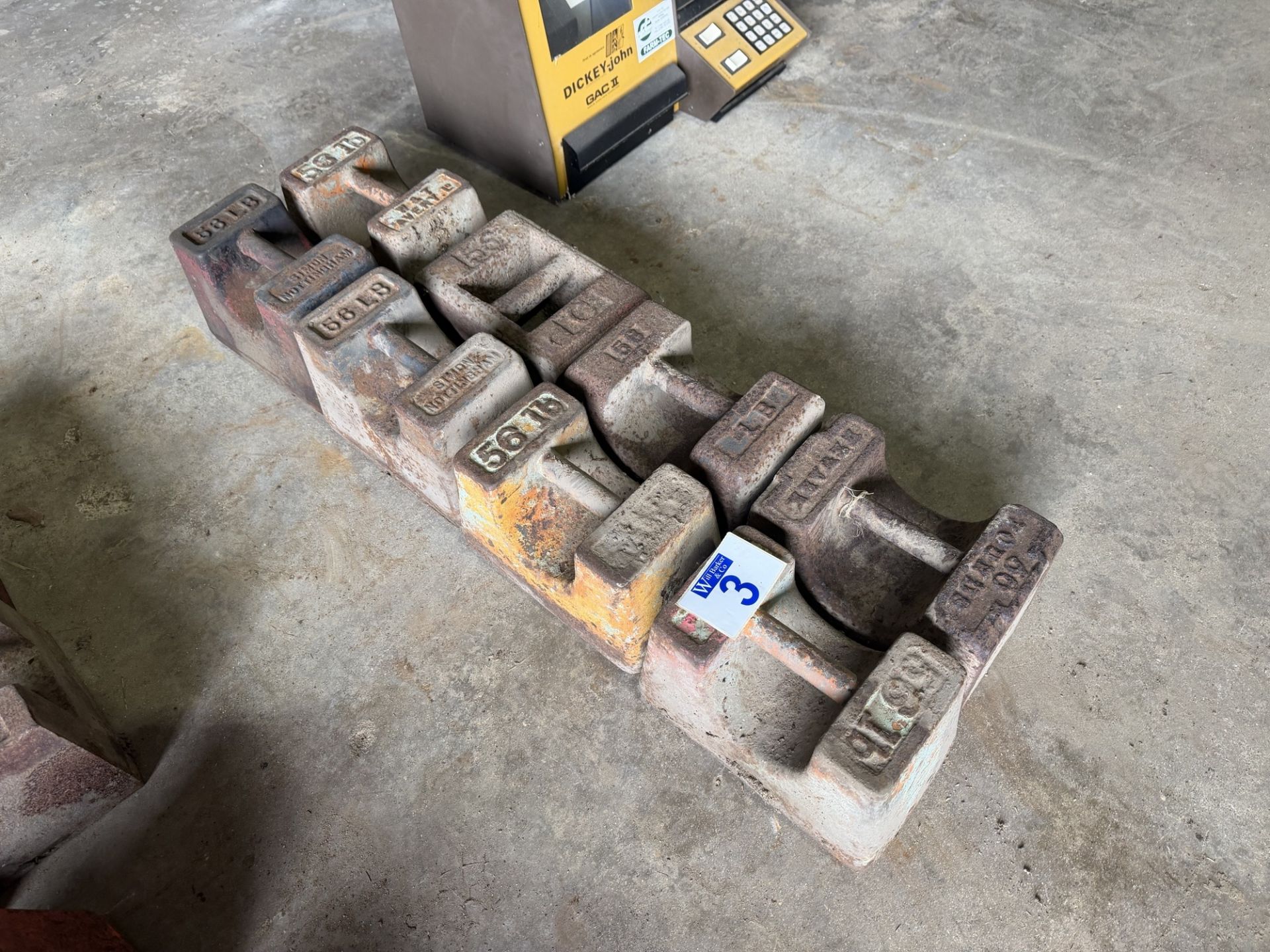 8x 56lb weights - Image 2 of 2