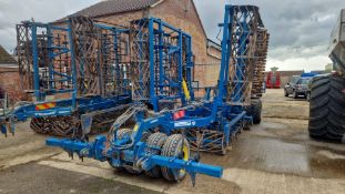 (10) Toucan Comdor 6m trailed precision seedbed cultivator, 2 sets coil rollers, hydraulic clod