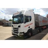 (19) Scania R450 A 6x2/2, mid lift axle MOT 31/01/27, 3 Axle + 3 Axle Artic, sleeper cab, automatic