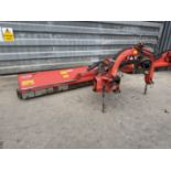(18) Kuhn TBES 262 in-line offset flail mower, with hammer knives, 2.6m, 3 point mounted, pto