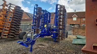 (20) Dalbo Rollomaximum 620 seedbed cultivator with hydraulic "cracker board" front paddles to front