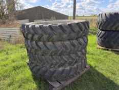 4x Mitas row crop wheels 300/95 R42
