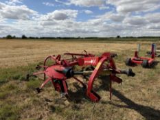 (08) Lely Lotus 300 haybob, spreads out & rows up, with gates, serial no 0003069929