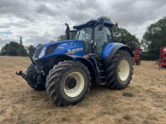 (18) New Holland T7.290 4WD tractor with front linkage, front suspension, AdBlue, Michelin 800/70