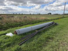 Roller shutter door, approx 5m x 5m, with side guides