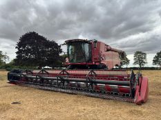 (17) Case 7240 AFS combine harvester with (17) Case 3050 30ft header serial no 868106002, single