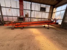 Downs Piggy back conveyor, 2x7.5m long elevators, 2024 refurbished wiring