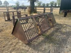 MultiMate beet basket, 50 cubic feet, 2.5m wide, with Sanderson backplate fittings, serial no 09-