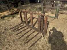 Homemade muck tines with Sanderson backplate fittings
