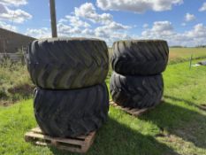 4x Alliance flotation tyres 700/50-26.5