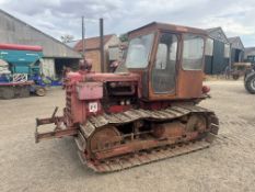 International BTD8 crawler tractor, with Turner rear linkage, 450mm tracks, serial no 5176