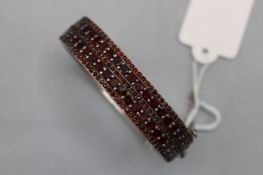 Granatarmreif Trachtenschmuck 