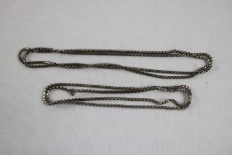 Lange Silberketten 2 St.