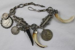 Charivari mit 8 Anhängern Trachtenschmuck 