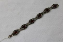 Bernstein Armband 800 Silber 