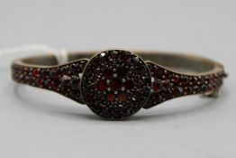 Granat Armreif Trachtenschmuck 
