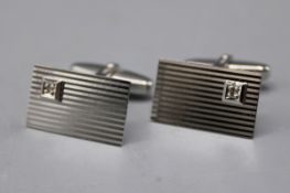 Manschettenknöpfe 585 Weißgold