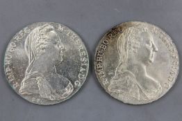 Maria Theresien Taler Silbermünzen 2 St.