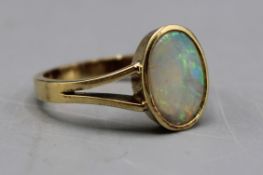 Opalring 585 Gold 