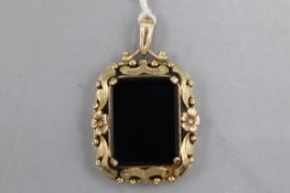 Onyx Anhänger 333 Gold