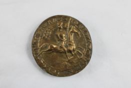 Bronze Nachguss Siegel wohl Ludwig IV. Bayern
