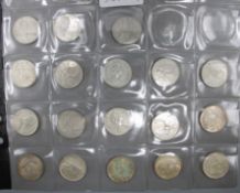 25 Cents Silbermünzen Kanada 18 St.