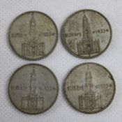 2 Reichsmark Garnisonkirche mit Datum 4 St.