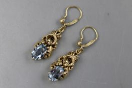 Aquamarin Ohrringe 585 Gold