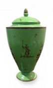 GUIDO ANDLOVITZ (1900-1971), A GREEN CLASSICAL STYLE VASE, CIRCA 1950