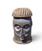 AN IGALA HELMET MASK FROM NIGERIA