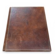 THE PLAYBOY CLUB: A BROWN LEATHER BOUND VISITOR'S BOOK INCLUDING MUHAMMED ALI LUNCHEON 1977