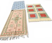 THREE KILIM RUGS