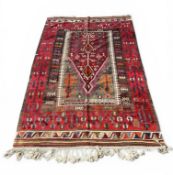 AN ANTIQUE TURKISH KILIM RUG