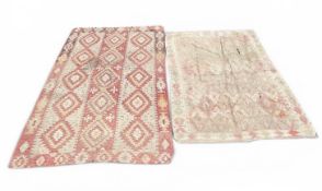 TWO KILIM CARPETS