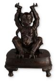 A JAPANESE MEIJI PERIOD BRONZE ONI